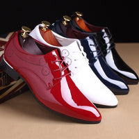 "Step Up Your Style: Sleek Black Leather Slip-On Shoes for the Modern Man"