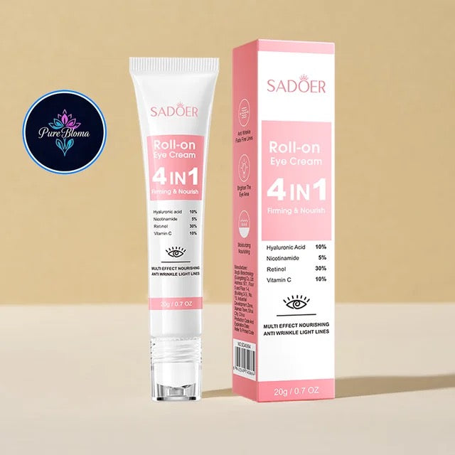 SADOER 4-in-1 Roll-On Radiance Eye Serum Brighten • Firm • Hydrate • Refresh