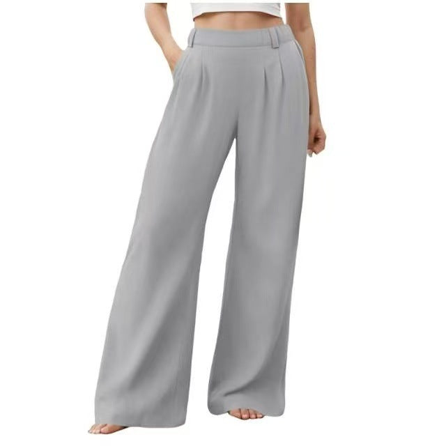 Women's Loose Wide-Leg Casual Trousers