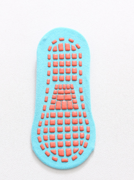 Non-slip Cotton Yoga Trampoline Floor Socks