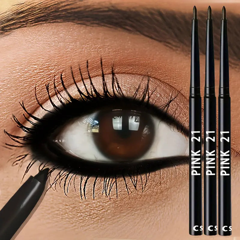 Women's Waterproof Black Eyeliner Gel Pens