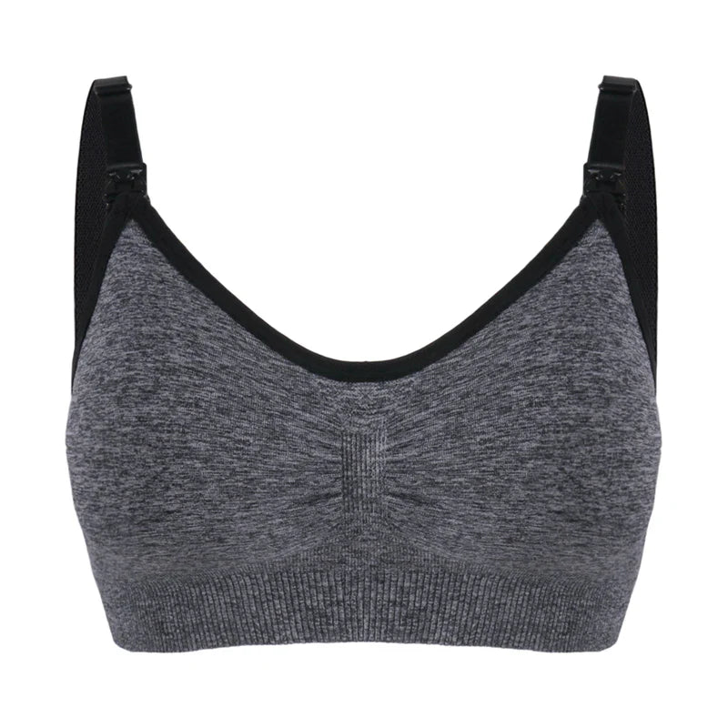 Plus Size Nursing Bra –Seamless Push-Up Maternity Bra for Breastfeeding
