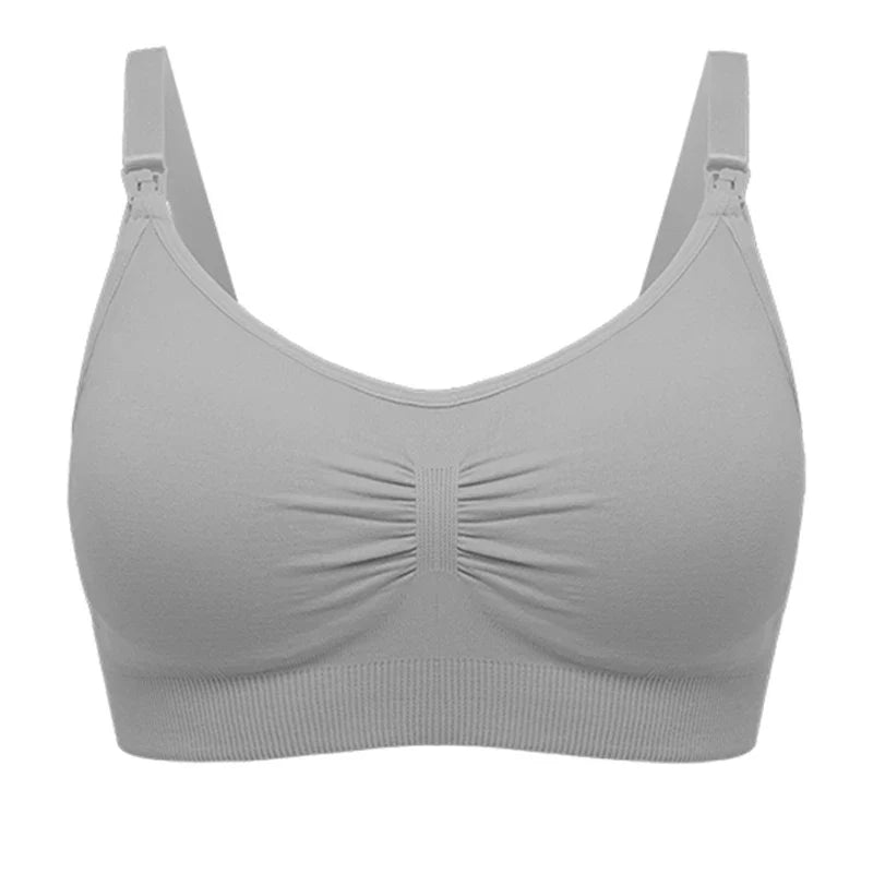 Plus Size Nursing Bra –Seamless Push-Up Maternity Bra for Breastfeeding