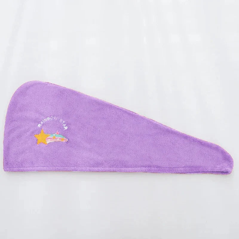 Fluffy Fast-Dry Hair Bonnet – Ultra Absorbent