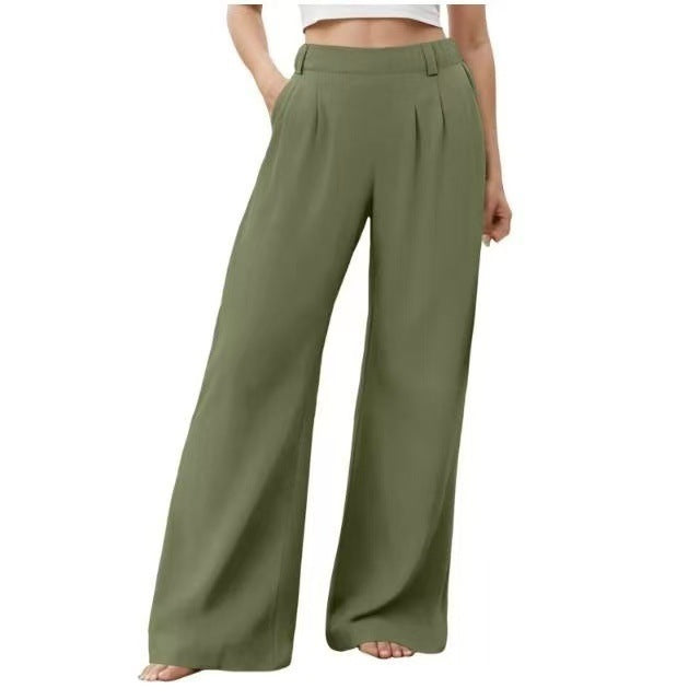 Women's Loose Wide-Leg Casual Trousers