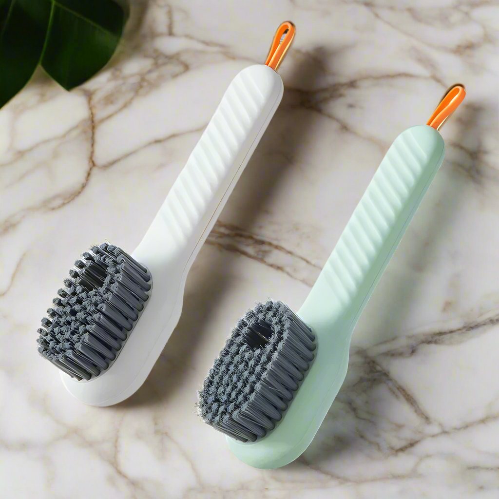 Multi-functional Soft Bristle Shoe & Calothing Brush – Long-Handled Cleaner for Easy, Effective Household Care