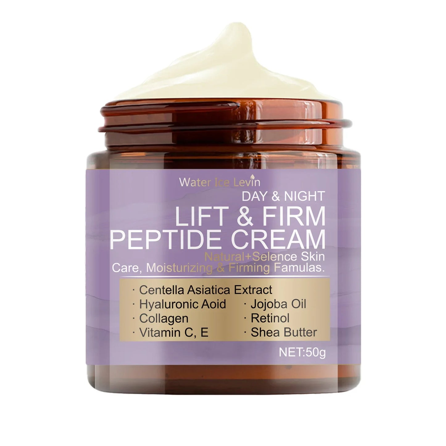 Firming Peptide Powerful Day and Night Cream, Brightening/Hydrating Skin Renewal Cream, Anti-Aging Facial Moisturizer