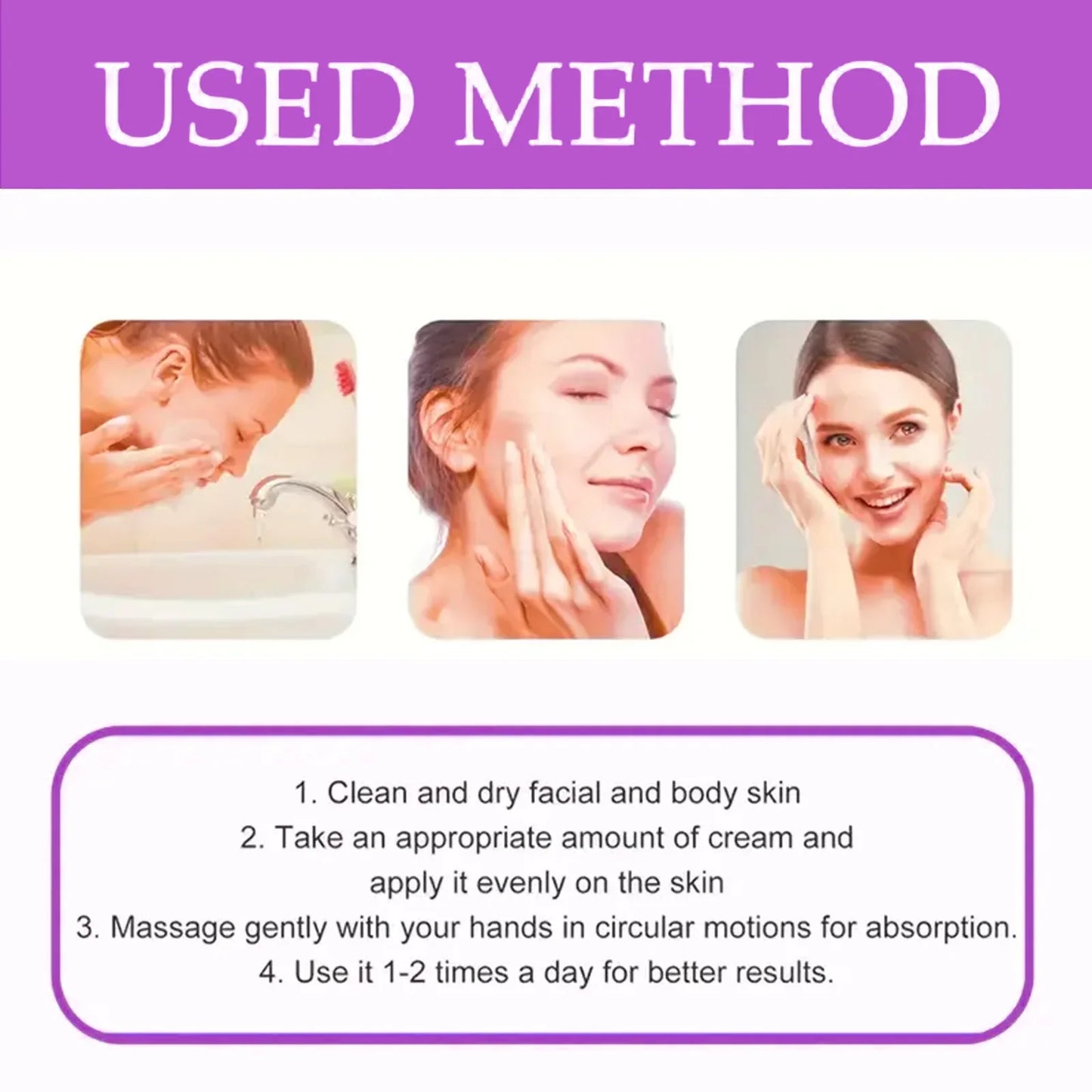 Firming Peptide Powerful Day and Night Cream, Brightening/Hydrating Skin Renewal Cream, Anti-Aging Facial Moisturizer