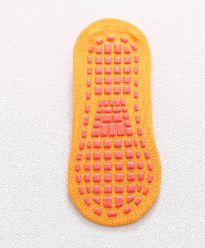 Non-slip Cotton Yoga Trampoline Floor Socks