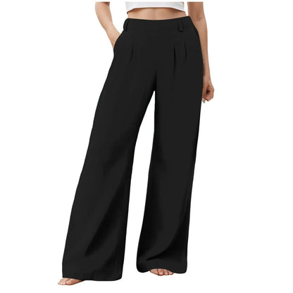Women's Loose Wide-Leg Casual Trousers