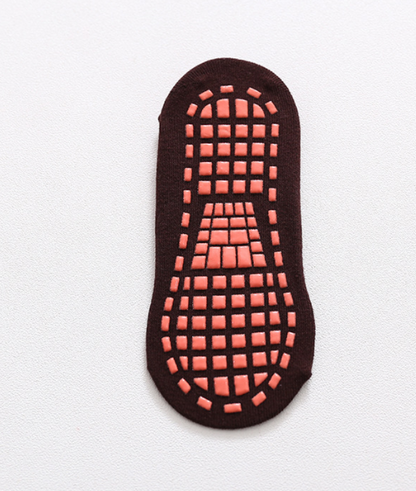 Non-slip Cotton Yoga Trampoline Floor Socks