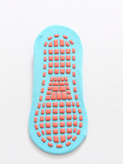 Non-slip Cotton Yoga Trampoline Floor Socks