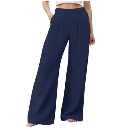 Women's Loose Wide-Leg Casual Trousers