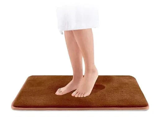 Thick Solid Color Flannel Non-Slip Area Rug for Home