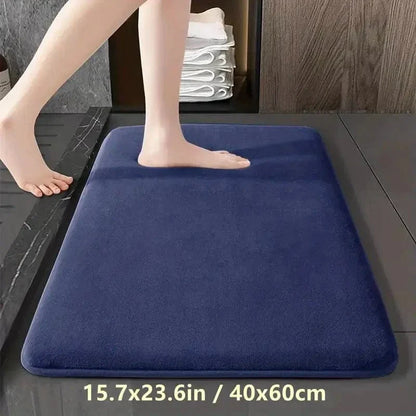 Thick Solid Color Flannel Non-Slip Area Rug for Home