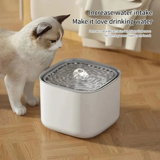 3L Cat Water Fountain Auto Recirculate Filter Large Capacity Filtring Cat Water Drinker USB Electric Mute Cats Water Dispenser