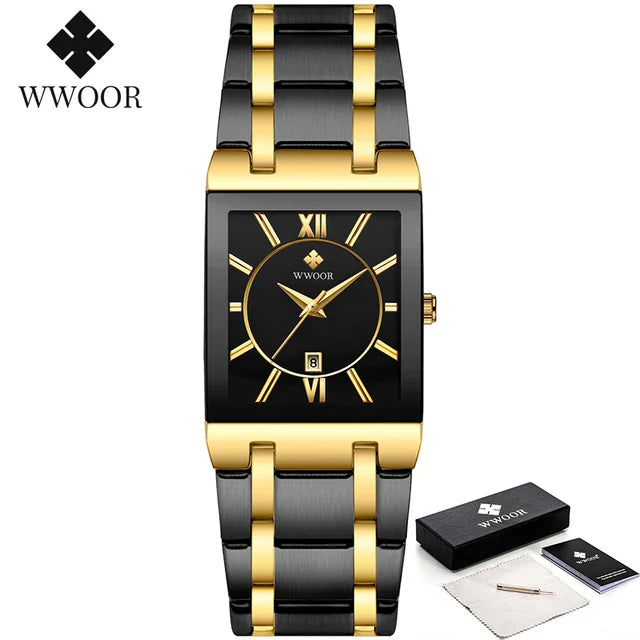 WWOOR Stainless Steel Fashion Watch