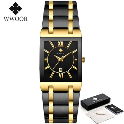 WWOOR Stainless Steel Fashion Watch