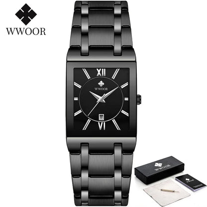 WWOOR Stainless Steel Fashion Watch