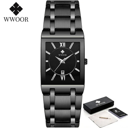 WWOOR Stainless Steel Fashion Watch