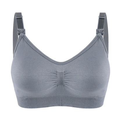 Plus Size Nursing Bra –Seamless Push-Up Maternity Bra for Breastfeeding