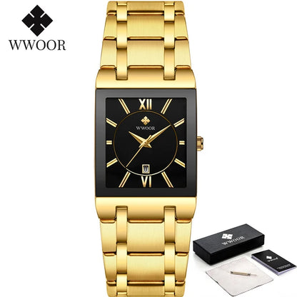 WWOOR Stainless Steel Fashion Watch