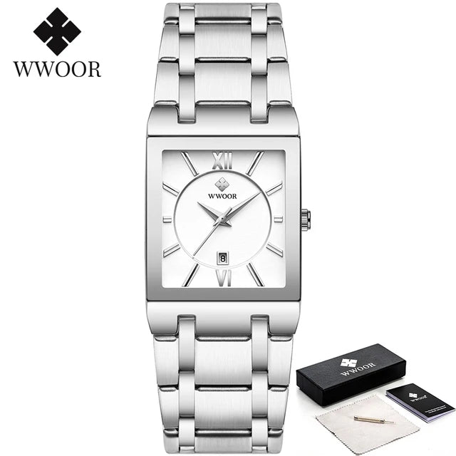 WWOOR Stainless Steel Fashion Watch