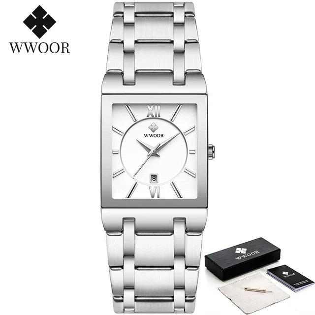 WWOOR Stainless Steel Fashion Watch