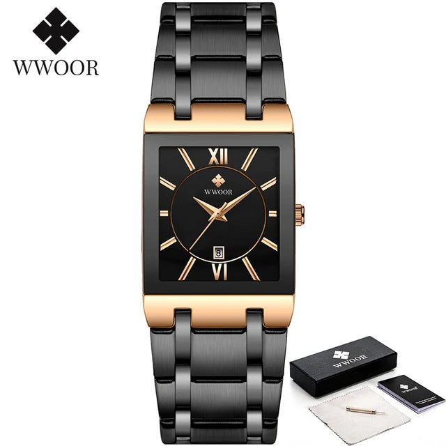 WWOOR Stainless Steel Fashion Watch