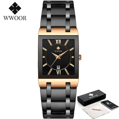 WWOOR Stainless Steel Fashion Watch