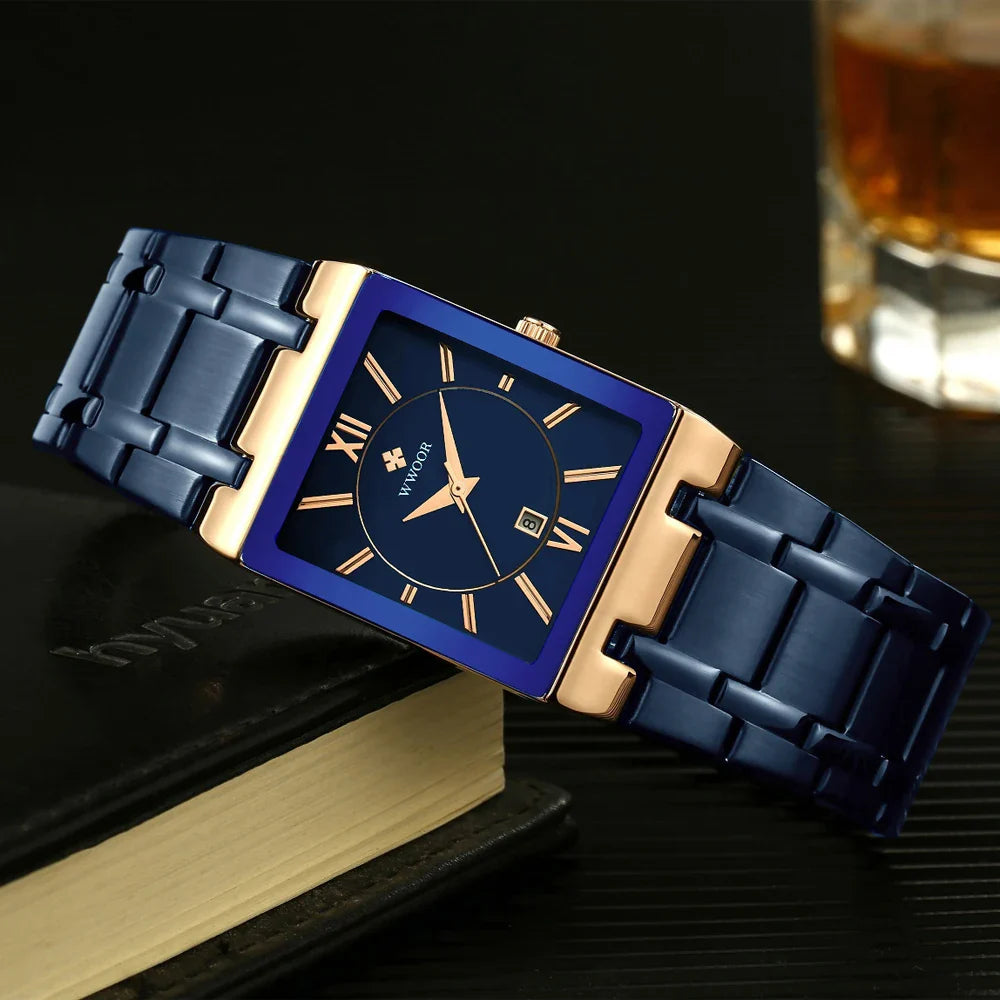 WWOOR Stainless Steel Fashion Watch