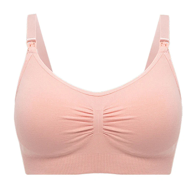 Plus Size Nursing Bra –Seamless Push-Up Maternity Bra for Breastfeeding