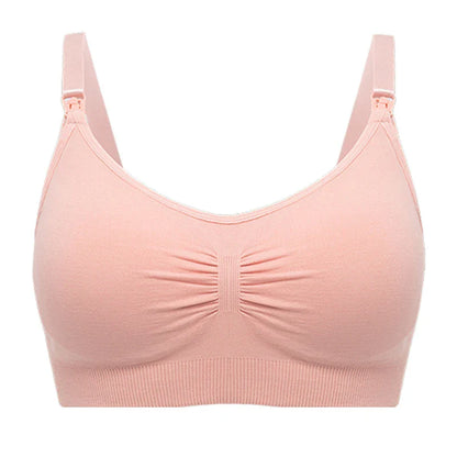 Plus Size Nursing Bra –Seamless Push-Up Maternity Bra for Breastfeeding