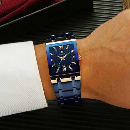 WWOOR Stainless Steel Fashion Watch