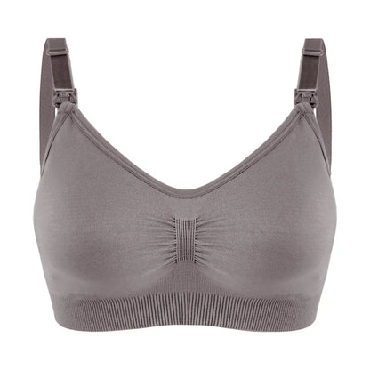 Plus Size Nursing Bra –Seamless Push-Up Maternity Bra for Breastfeeding