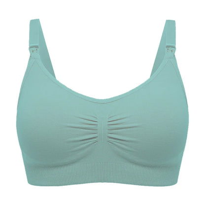 Plus Size Nursing Bra –Seamless Push-Up Maternity Bra for Breastfeeding