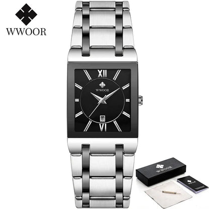 WWOOR Stainless Steel Fashion Watch