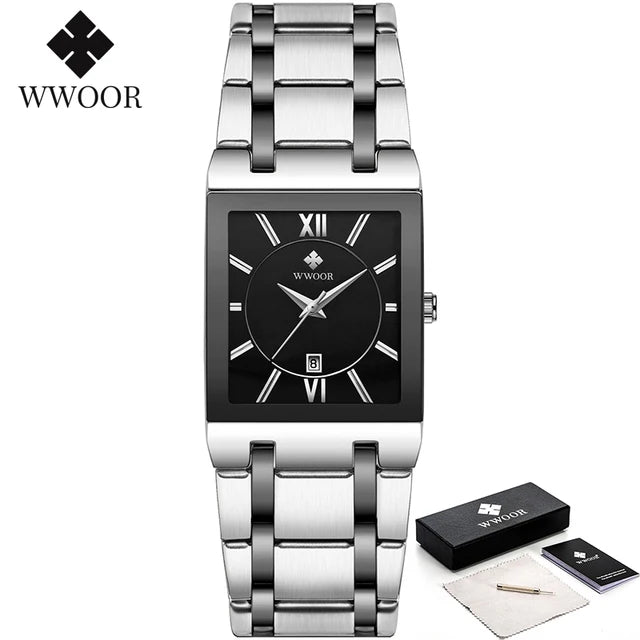 WWOOR Stainless Steel Fashion Watch