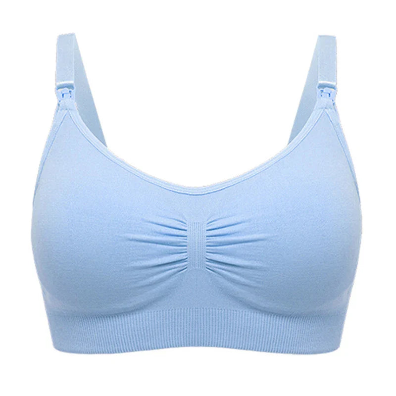 Plus Size Nursing Bra –Seamless Push-Up Maternity Bra for Breastfeeding