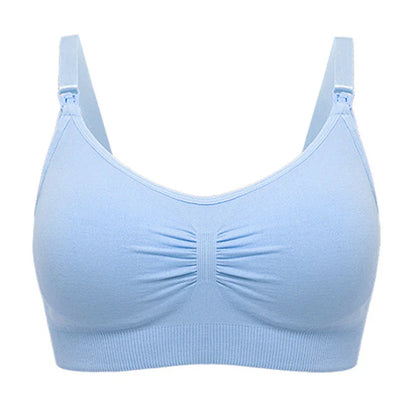 Plus Size Nursing Bra –Seamless Push-Up Maternity Bra for Breastfeeding