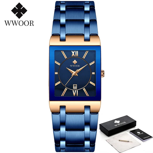 WWOOR Stainless Steel Fashion Watch
