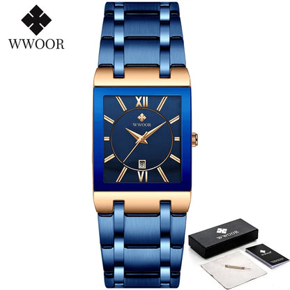 WWOOR Stainless Steel Fashion Watch