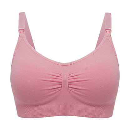 Plus Size Nursing Bra –Seamless Push-Up Maternity Bra for Breastfeeding