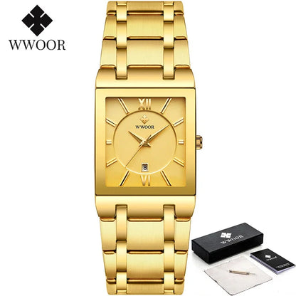 WWOOR Stainless Steel Fashion Watch