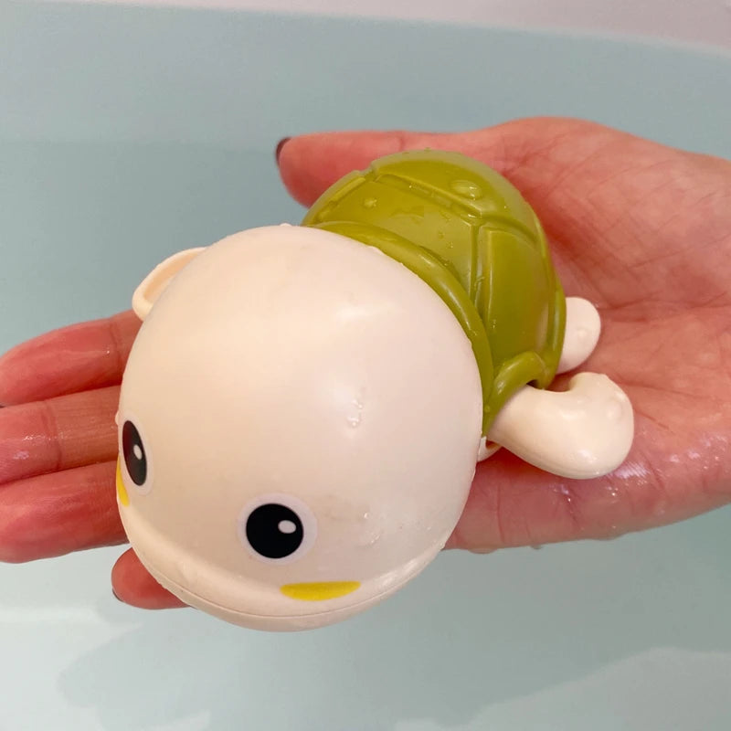 1/3PCS Baby Bath Toy Water Chain Clockwork Bathing Cute Swimming Turtle Toy Toddler Pool Beach Classic Toy For Kid Water Playing