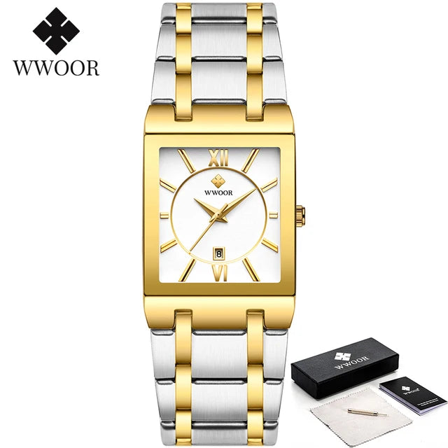 WWOOR Stainless Steel Fashion Watch