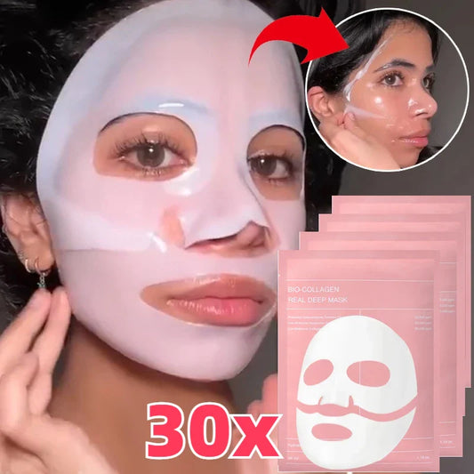 Bio Collagen Moisturizing Wrapped Face Mask – Deep Hydration and Skin Replenishment Treatment, 34ml