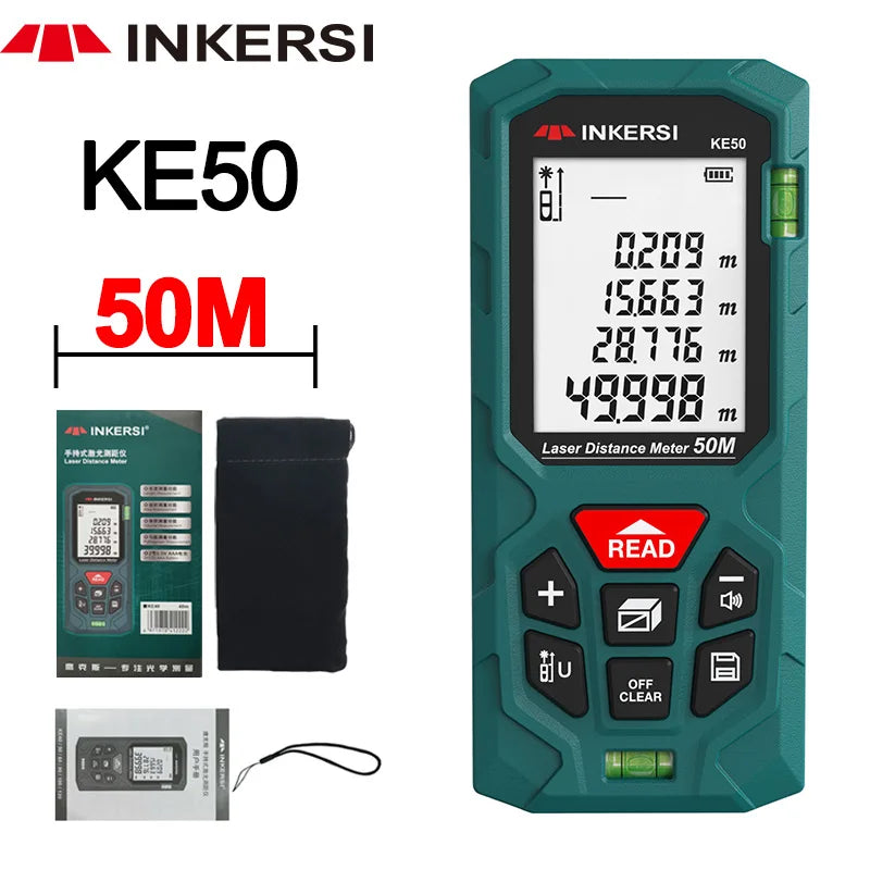 Laser Distance Range Finder Measure Device Digital Ruler Test Tool