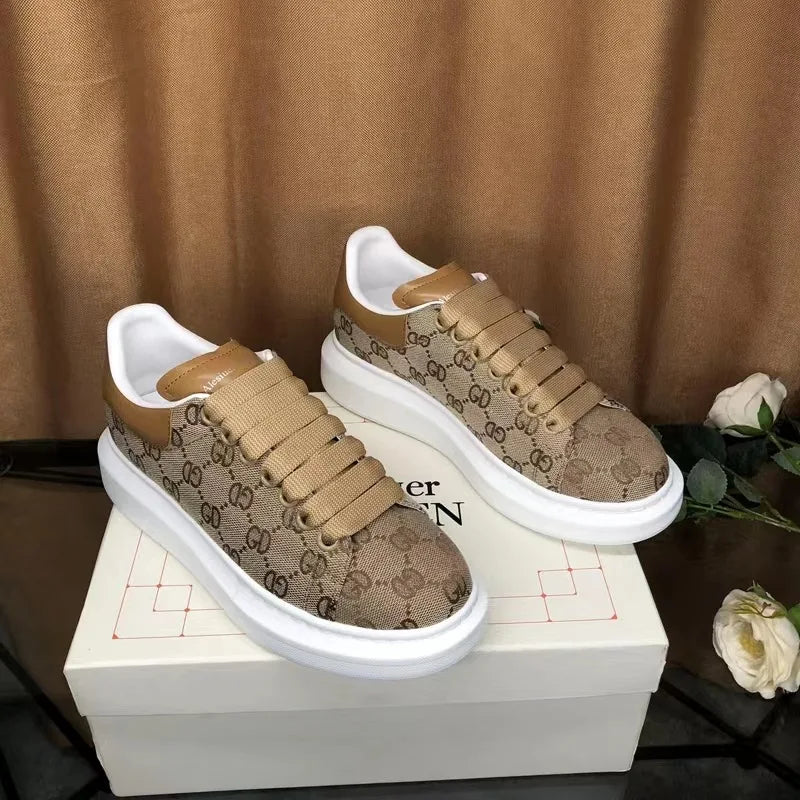 Classic Men  All-match Platform Leather Casual Shoes