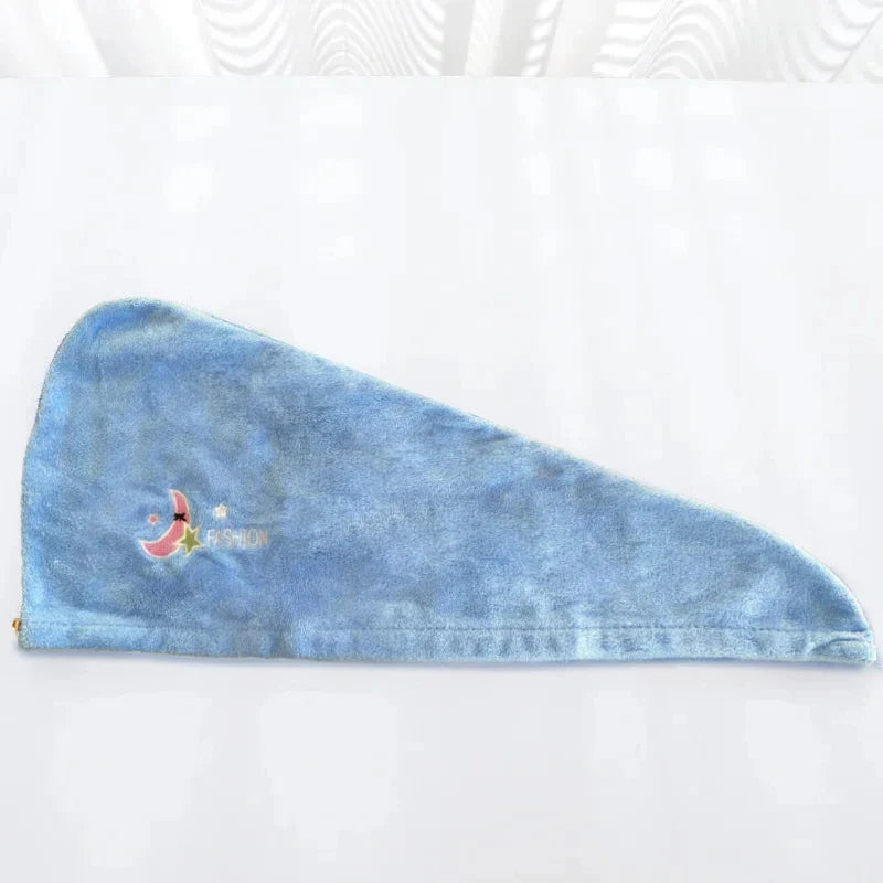 Fluffy Fast-Dry Hair Bonnet – Ultra Absorbent